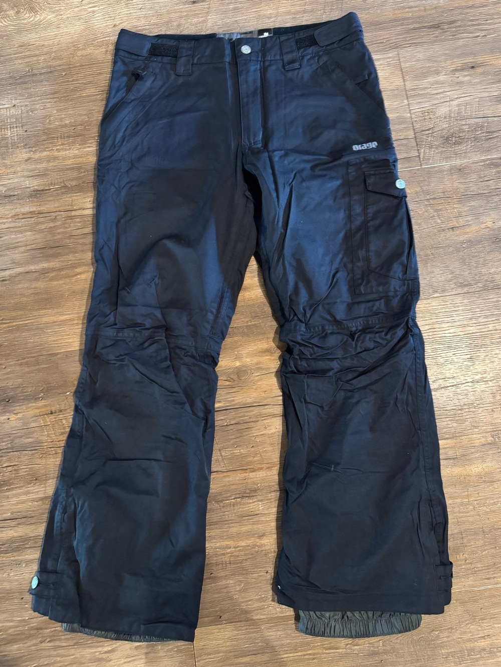 Orage Men’s Black Ski Snow Board Prime 10 Pants Sz M 34” Waist Adjustable